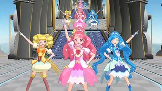 【MMDプリキュア】キュアグレース・キュアフォンテーヌ・キュアスパークルでex-girl