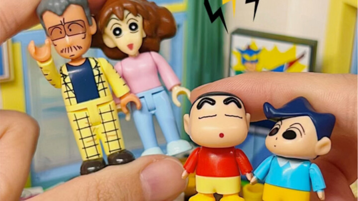 Chúa phục hồi! Mở hộp các khối xây dựng cảnh Keeppley Crayon Shin-chan có thể tạo ra âm thanh!