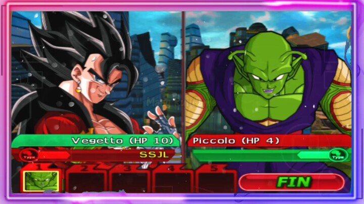 VEGETTO SSJL 4 VS PICCOLO - DB MOD ANDROID GAMEPLAY