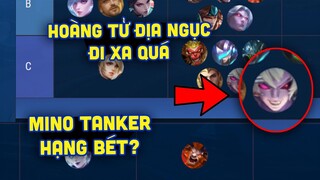 MLBB | BXH TƯỚNG SOLO RANK: &quot;HOÀNG TỬ&quot; ĐI XA QUÁ? MINOTAUR CHỈ LÀ TANKER HẠNG BÉT?! | Tốp Mỡ Gaming