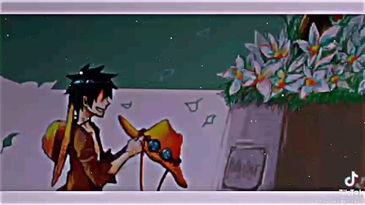 Luffy x Ace 😢😭