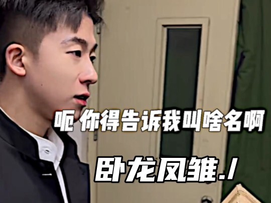 有卧龙的地方必有凤雏