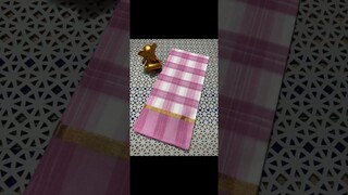 Model*:Mgl cotton sarees with checkscontrast pallu and blouse 🌲cost:930+$🌲 8919916834