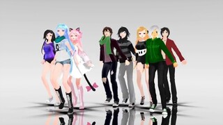[MMD] Follow the leader | aphmau characters