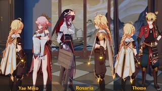 Yae, Rosaria, And Thoma Food Tasting in "Spices from The West" event