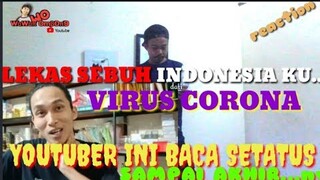 SEMBUH LAH INDONESIA KU..!!YOUTUBER INI BACAIN STATUS SAMPAI AKHIR..!!