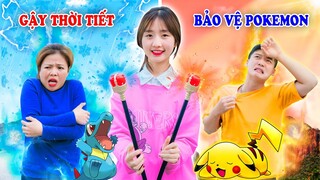 Nóng Và Lạnh Với Chiếc Gậy Thời Tiết Bảo Vệ Pokemon Mặt Trời - Pokemon Tập 77 - Phim Hài Táo TV