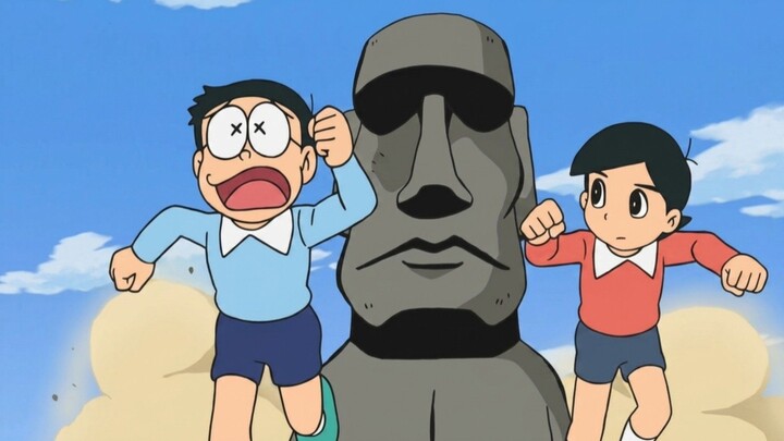 Doraemon Bahasa Indonesia ( Dikejar Patung Moai🗿 ) Dub Indo