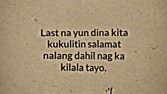 yung crush ko na palagi kung kinulilit