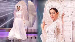 TỰ HÀO ÁO DÀI VIỆT NAM TRÊN ĐẤU TRƯỜNG MISS UNIVERSE | Khánh Vân Official