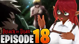 SHE IS CHASING THEM!! | Attack on Titan Episode 18 Reaction