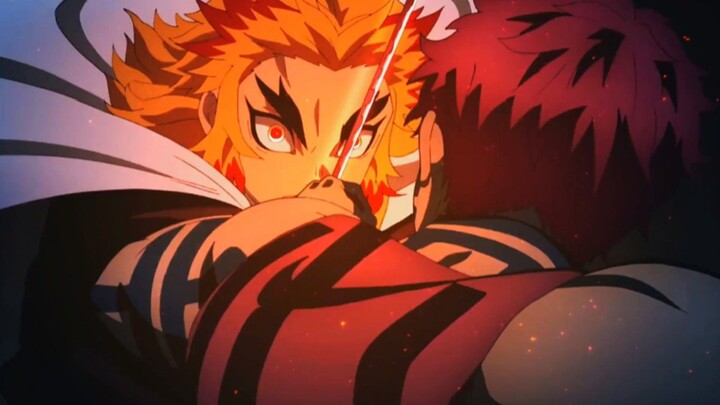 Demon Slayer: Kimetsu no Yaiba Mugen Train - Rengoku VS Akaza🔥🔥🍩