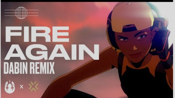 Fire Again Dabin Remix // Official Audio Visualizer // VALORANT Champions 2022