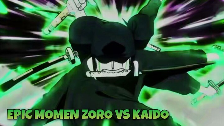 Epic Momen Zoro Mode Ashura Vs Kaido ‼️