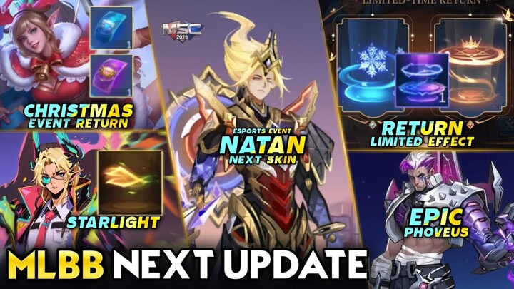 NATAN ESPORTS SKIN | NEXT EPIC SHOP SKIN | CHRISTMAS EVENT & LIMITED EFFECT - MLBB #whatsnext