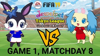 FIFA 19: Jewelpet Tokyo League | Yokohama F Marinos VS Kashima Antlers (Game 1, Matchday 8)