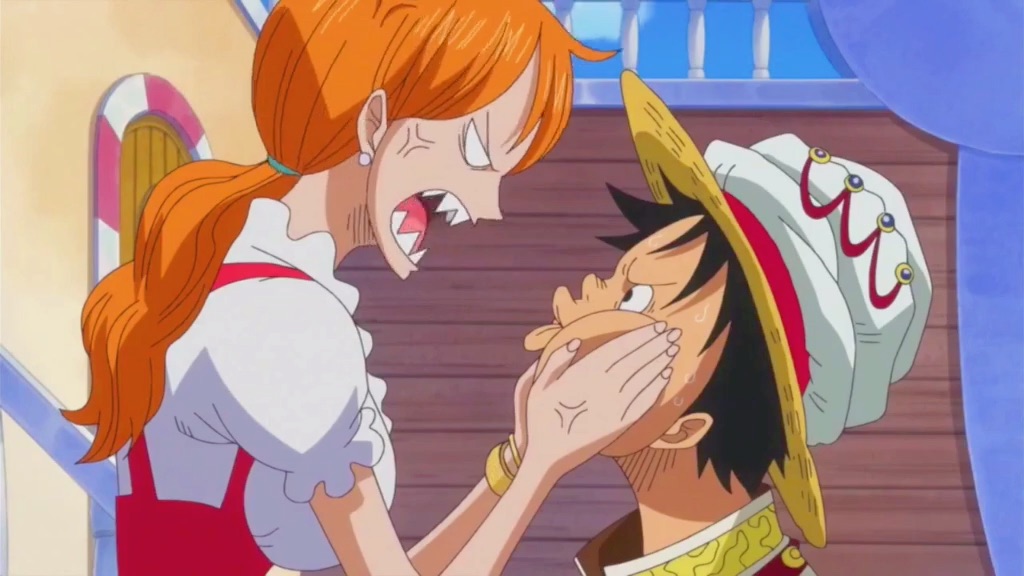 Similar moments!😍🔥❤🧡, O.P. Movie - Monkey D. Luffy X Nami