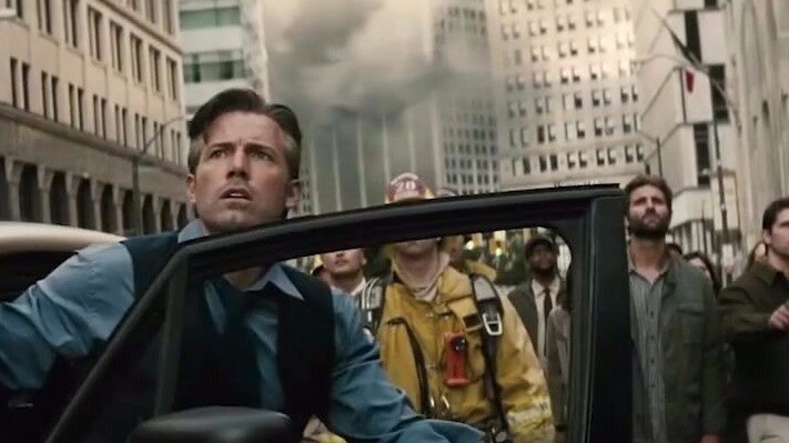 (The end of Man of Steel + the beginning of Batman v Superman) tells you how the two movies connect.