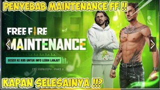 PENYEBAB DAN UPDATE MAINTENANCE FF HARI INI 4 AGUSTUS 2021 - GARENA FREE FIRE