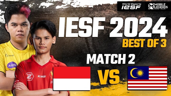 INDONESIA vs MALAYSIA - MATCH 2 _ GROUP STAGE _ IESF ASIA REGIONAL QUALIFIERS 20