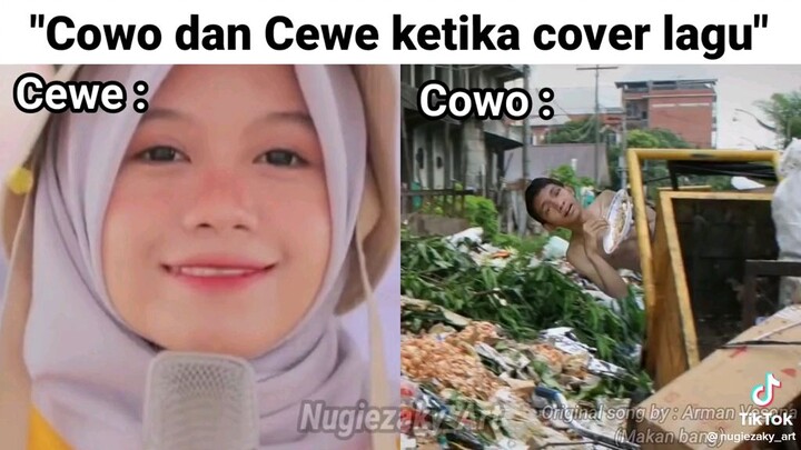 mk (momen ketika) cowo dan cewe nyayi