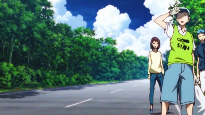 The volunteers cleaning the track were stunned by the plastic bags that kept falling from the sky. T