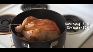 Gà luộc xì dầu #food