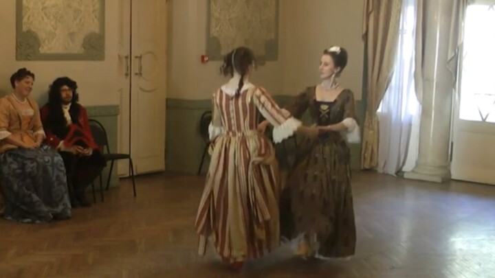 Baroque dance Allemande