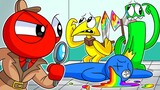 Who KILLED BLUE?! Rainbow Friends 2 Animation