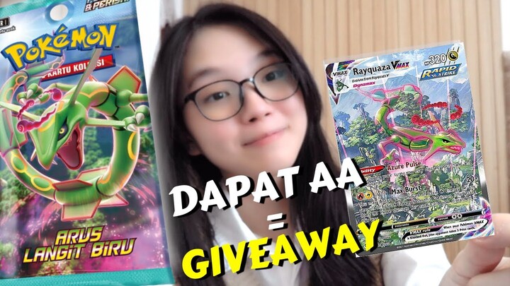 KALAU DAPAT AA BUAT KALIAN - Unboxing Pokemon TCG Indonesia (Arus Langit Biru)