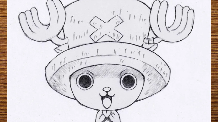 วิธีการวาด Chopper จาก One Piece การวาดชอปเปอร์ทีละขั้นตอน กวดวิชา