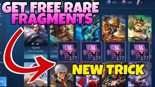 NEW FREE RARE FRAGMENTS MOBILE LEGENDS - FREE RARE FRAGMENTS 2021 | MLBB