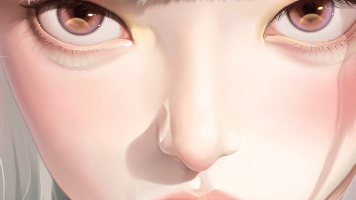 Immersive Eye-Drawing Process on iPad