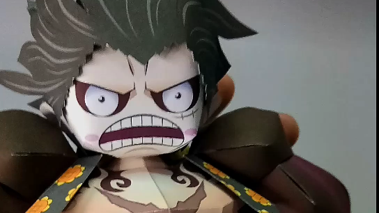 Luffy Gear 4 Bounce man (papercraft)