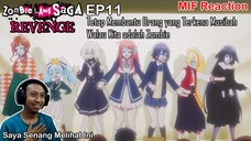 [ID Blind Reaction] Zombieland Saga Revenge EP11 -Membantu Orang yang Kena Musibah Walau Kita Zombie