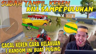 SEKIL SUDAH KEREN2 SAMPE KILL BANYAK RANDOM INI MAINNYA MALAH GINI!! PUSIINGGGGG!!!  | PUBG Mobile