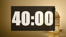 40 Minute Timer | Loud Alarm | Time call