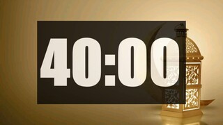 40 Minute Timer | Loud Alarm | Time call