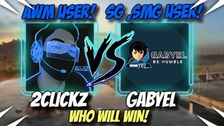 GABYEL VS 2CLICKZ | ROS BEST AWM USER SG USER (ROS HIGHLIGHTS)