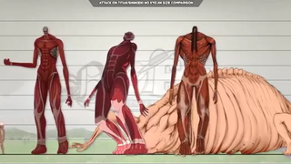 Attack on Titan all character Size Comparison part 11 #attackontitan