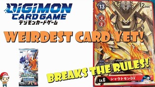 Shoutmon DX is the Weirdest Digimon TCG We've Seen Yet! Actually Broken! (Battle of Omega Reveals)