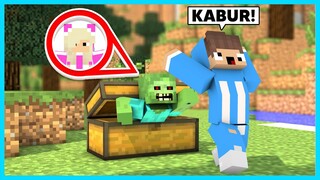 MIPAN & ZUZUZU Menjadi Zombie Di Minecraft! Kalo Siang Kebakar - Minecraft Survival