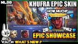 KHUFRA VOLCANIC OVERLORD - EPIC SHOWCASE EVENT - HOW MUCH DID WE SPEND?? - MLBB WHAT’S NEW? VOL. 81