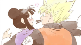 [Dragon Ball/Wu Qi Happy Xiang] A rough-and-tumble couple ^-^