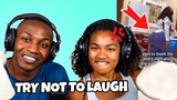 TRY NOT TO LAUGH OR GET SLAPPED IN THE FACE! | MAHA VS THEE BLACKBADGER