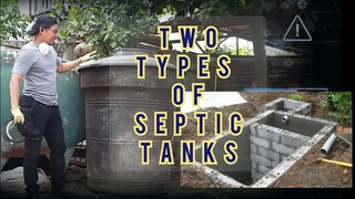 TWO TYPES SEPTIC TANKS