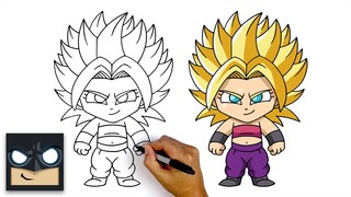 How To Draw Caulifla | Dragon Ball Super