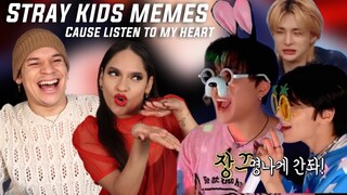 Waleska & Efra react to Funniest Stray Kids Moments of 2023