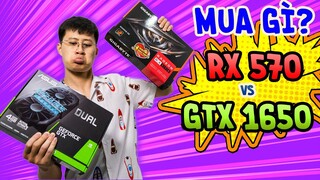 VGA Dưới 4 Triệu TỐT Nhất 2020? RX 570 vs GTX 1650 - Cuộc Chiến Không Hồi Kết!