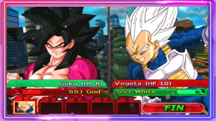 GOKU AF SSJ 4 VS VEGETA SSJ WHITE - DB MOD ANDROID GAMEPLAY